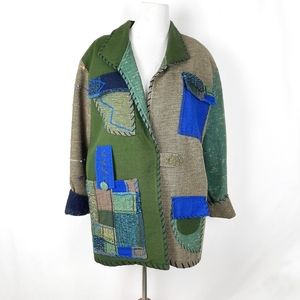 Crystal Handwovens Patchwork Jacket